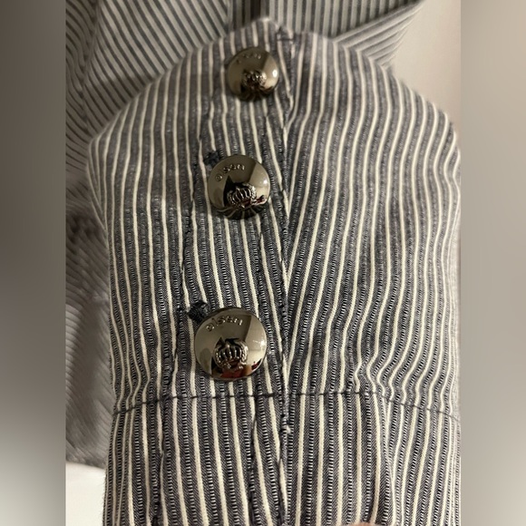 Sz.12-Olsen Europe-Pinstriped Blazer/Jacket - Picture 3 of 7